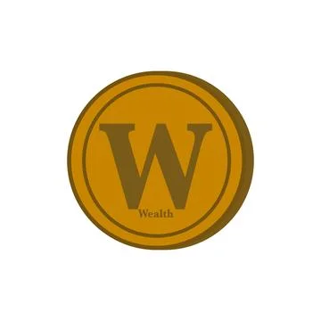 Cryptocurrency coin icon in flat color style. Money icon in flat color style Stock Illustration