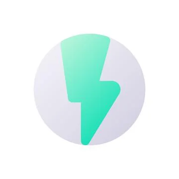 Cryptocurrency coin pixel perfect flat gradient two-color ui icon 스톡 일러스트