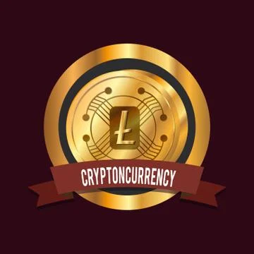 Cryptocurrency concept design 스톡 일러스트