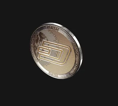 Cryptocurrency Dash Coin Stock-Fotos