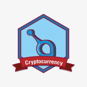 Cryptocurrency design concept 스톡 일러스트
