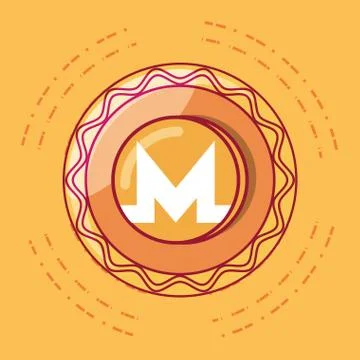 Cryptocurrency design concept Stockillustratie