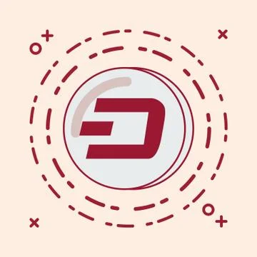 Cryptocurrency design concept Illustrazione stock