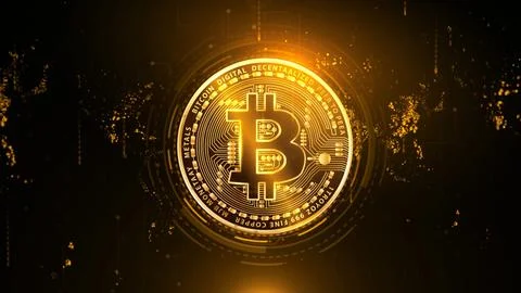 Cryptocurrency Digital background 4k 写真素材