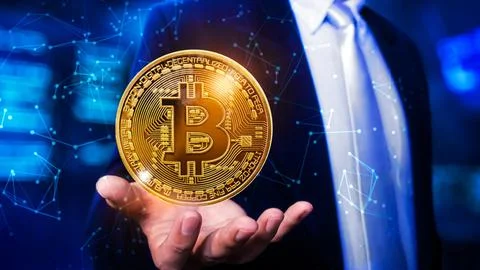 Cryptocurrency Digital background 4k Stock-Fotos
