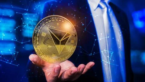 Cryptocurrency Digital background 4k 写真素材