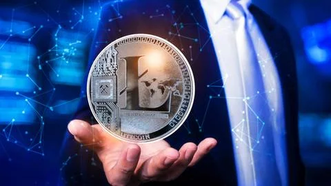 Cryptocurrency Digital background 4k Stock Photos