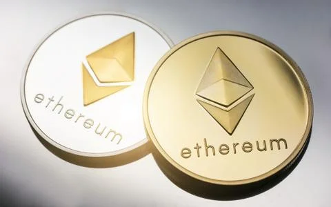 Cryptocurrency Ethereum Stock Photos