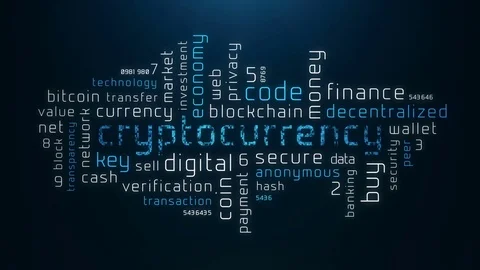 Cryptocurrency Stock Footage 81920297