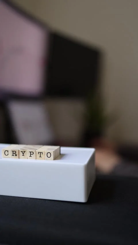 Cryptocurrency investment concept Stock-Footage 337336873