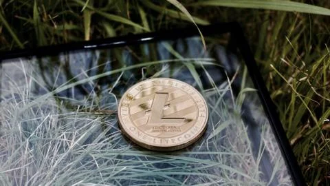Cryptocurrency Litecoin Coin Stock Photos