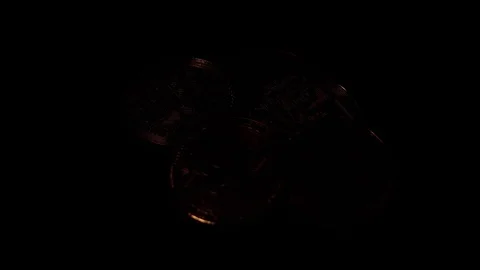 Cryptocurrency Long Shot Stock-Footage 83835512