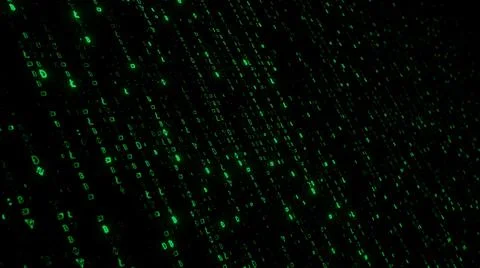 Cryptocurrency Matrix Stock Illustration