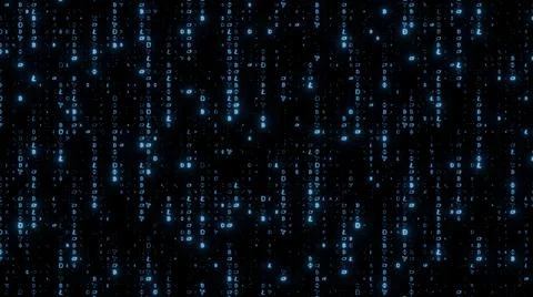 Cryptocurrency Matrix Stock Illustration