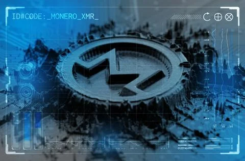 Cryptocurrency Mining Analysis Stock-Illustration