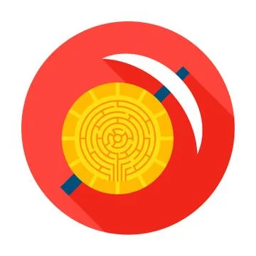 Cryptocurrency Mining Circle Icon Ilustração Stock