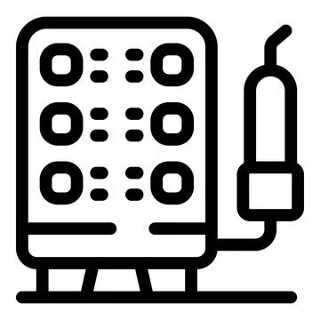 Cryptocurrency mining rig icon showing a computer generating bitcoin Illustrazione stock