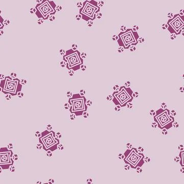 Cryptocurrency staking fintech glyph vector seamless pattern Illustrazione stock