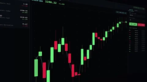 Cryptocurrency &amp; Stock Exchange AI Terminal Stock Footage 344966670
