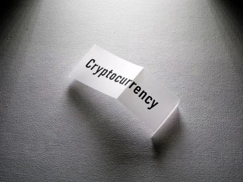 Cryptocurrency Tab Close up Stock Photos