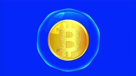 Cryptocurrency technology bubble Vidéo 154776389