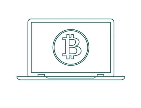 Cryptocurrency technology, Stock flat vector illustration. Stock Illustration