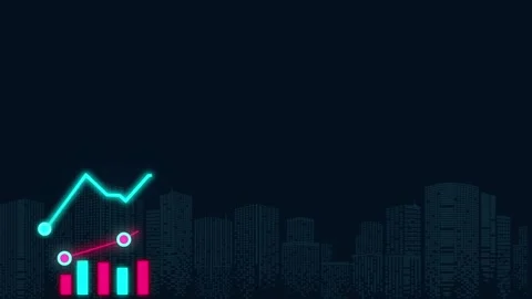 Cryptocurrency Trading candlesticks Chart animation	 Stock Footage 240327497