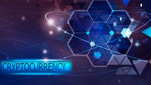 Cryptocurrency,Innovation Computer Data Technology,Business concept ideea Stock Illustration