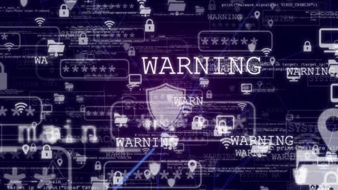 Cryptographic Defense, Thwarting Hacking Attempts through Advanced Malware Stock Footage 267934166