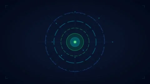 Cryptographic Firewall Matrix HUD Threat Defense 스톡 동영상 345224395