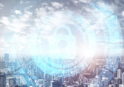 Cryptography and encryption algorithm concept Photos