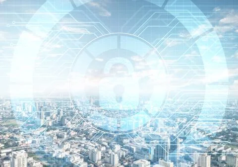 Cryptography and encryption algorithm concept 写真素材