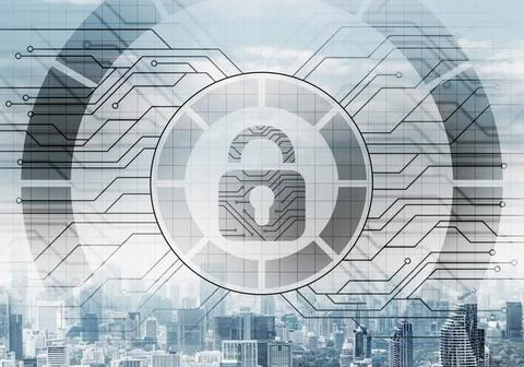 Cryptography and encryption algorithm concept Cryptography and encryption ... 写真素材
