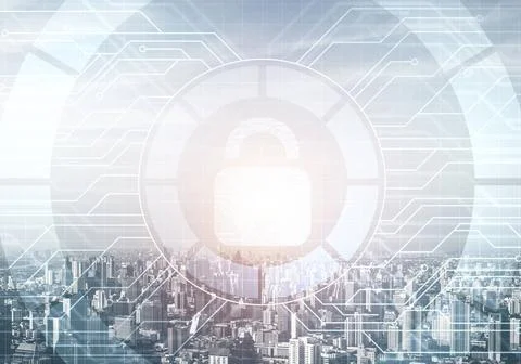 Cryptography and encryption algorithm concept Cryptography and encryption ... 库存照片