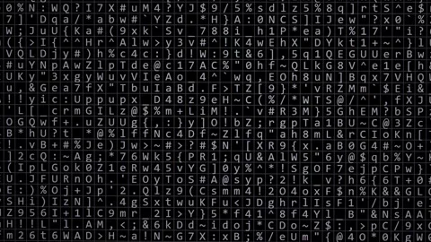 Cryptography and encryption concept in the digital world, abstract background of Stock Footage 304724028