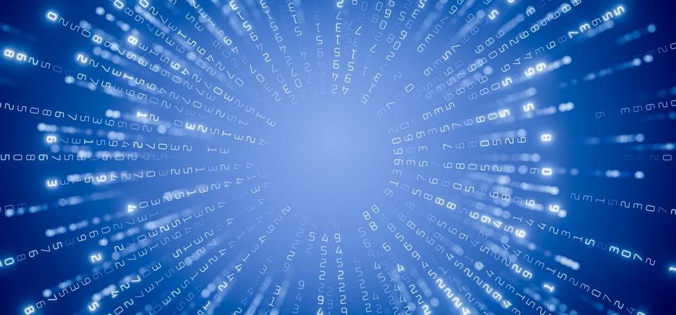 Cryptography concept. Machine learning. Blockchain technology. Artificial i.. Stock Photos