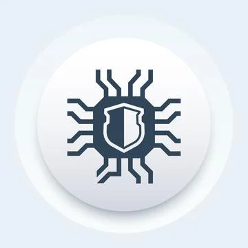 Cryptography icon, vector pictogram Stock Illustration
