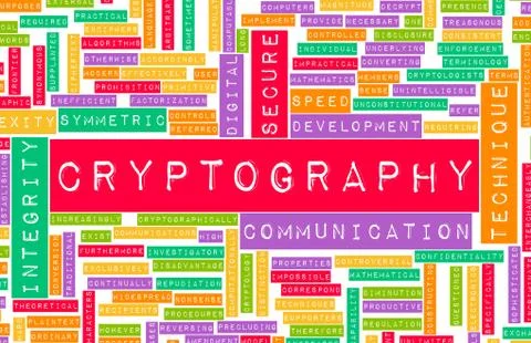 Cryptography Illustrazione stock