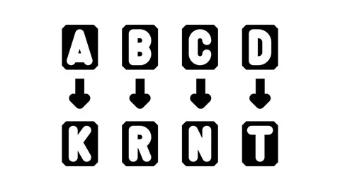 Cryptography math science education glyph icon animation Stock Footage 326744986
