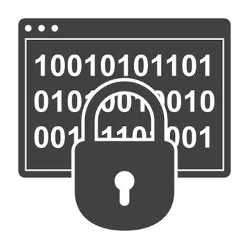 Cryptography Science Icon Stock Illustration