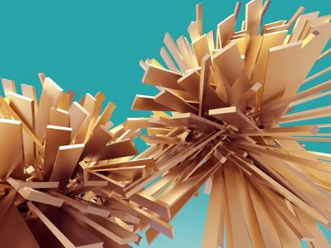 Crystal abstract background Stock Illustration