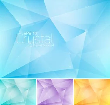 Crystal abstract background Stock Illustration
