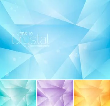 Crystal abstract background Stock Illustration