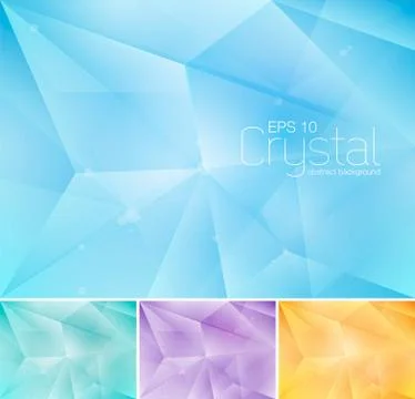 Crystal abstract background Stock Illustration