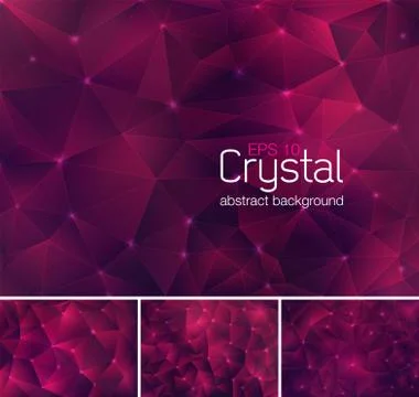 Crystal abstract background Stock Illustration