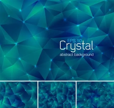 Crystal abstract background Stock Illustration
