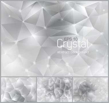 Crystal abstract background. Stock Illustration