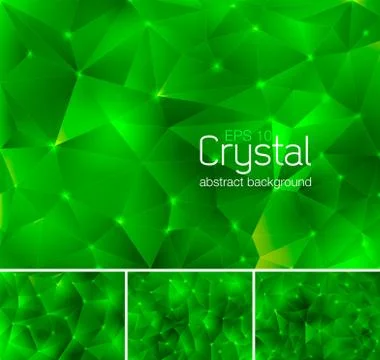 Crystal abstract background Stock Illustration