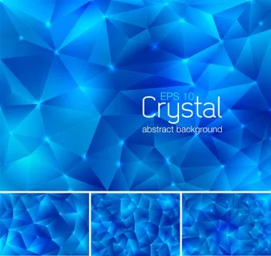 Crystal abstract background Stock Illustration