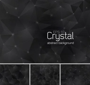 Crystal abstract background Stock Illustration